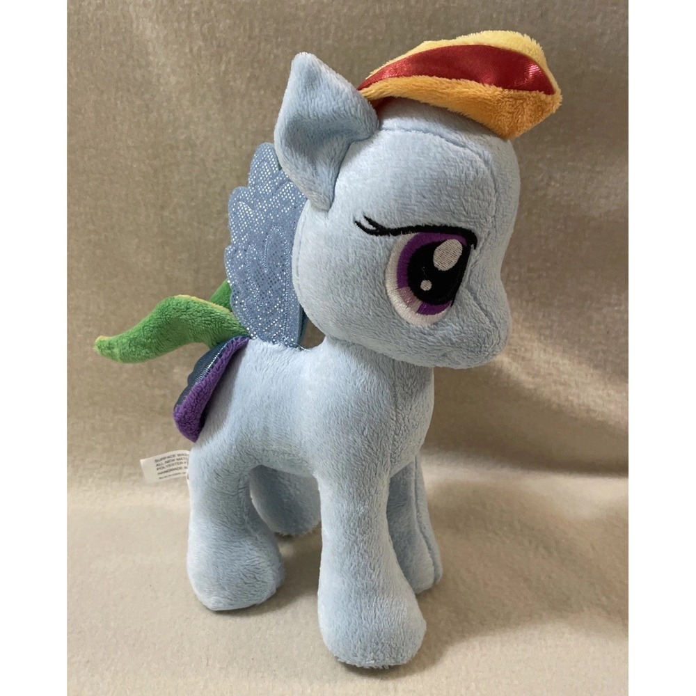 My Little Pony Rainbow Dash Plush 11" Aurora World 2014 Unicorn Pegasus 🦄 🌈